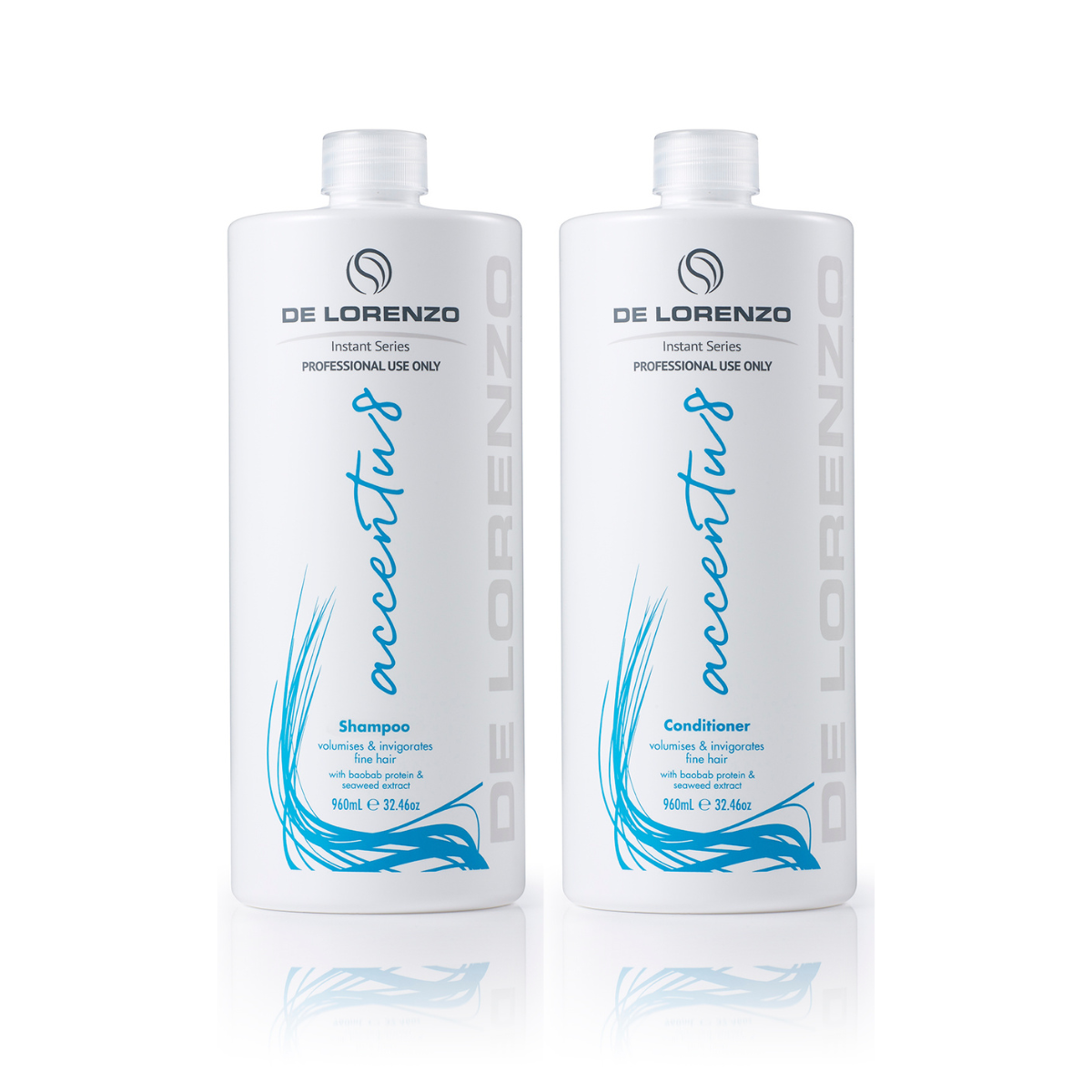 De Lorenzo Instant Accentu8 Shampoo & Conditioner Duo 960ml