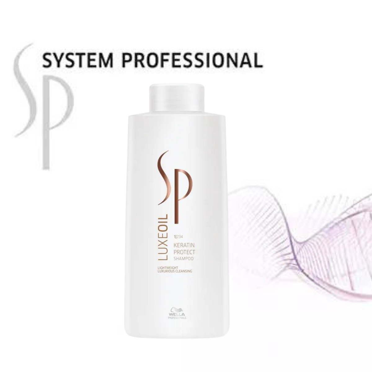 Wella SP LuxeOil Keratin Protect Shampoo 1000ml - Salon Warehouse