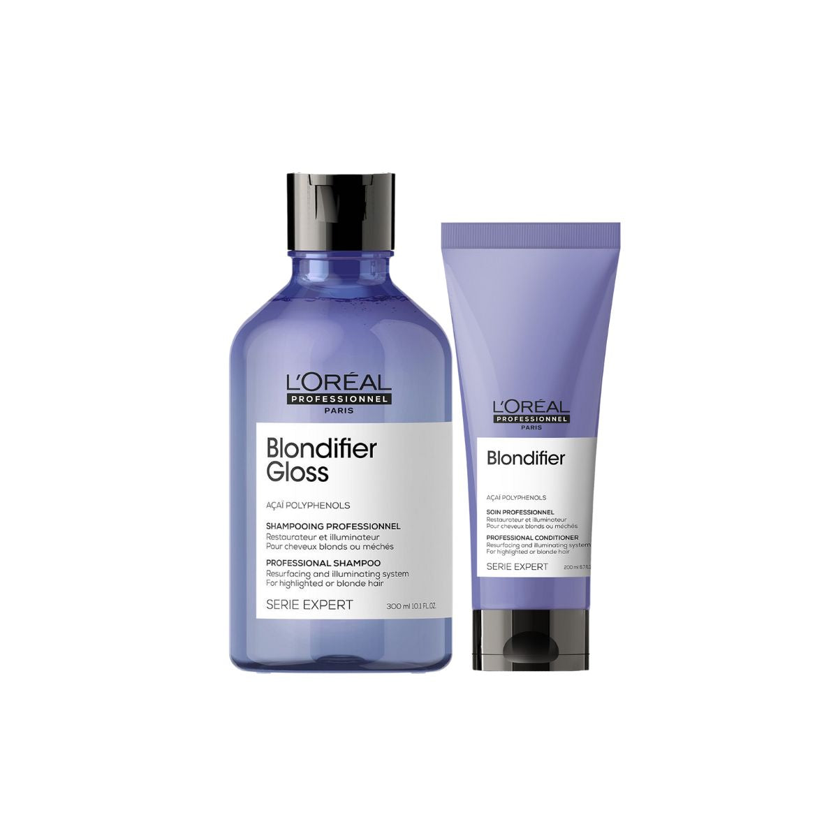 L'Oréal Professionnel Serie Expert Blondifier Gloss Shampoo 300ml & Conditioner 200ml Duo - Salon Warehouse