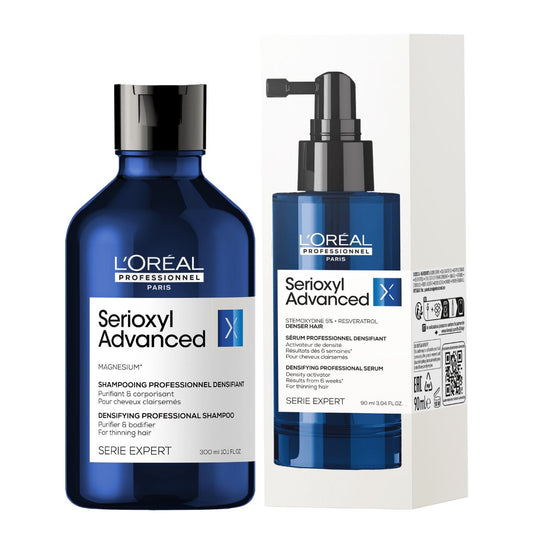 L'Oréal Professionnel Serioxyl Density Shampoo 300ml & Serum 90ml Duo - Salon Warehouse