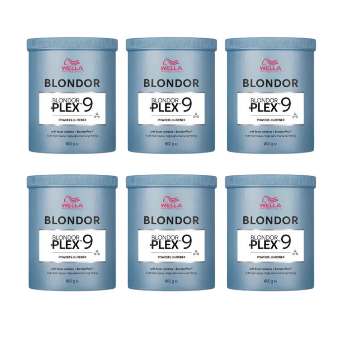 Wella BlondorPlex Multi Blonde Lightening Powder 800g x 6 - Salon ...