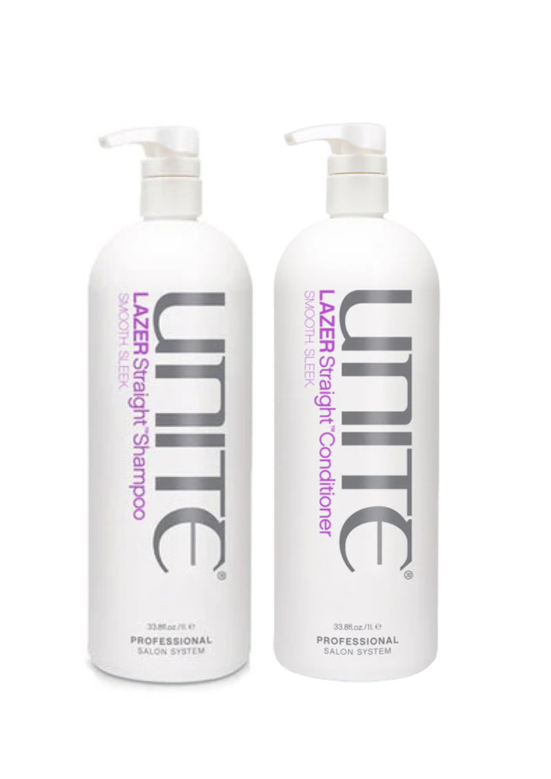 Unite Laser Straight Shampoo & Conditioner 1000ml Duo - Salon Warehouse
