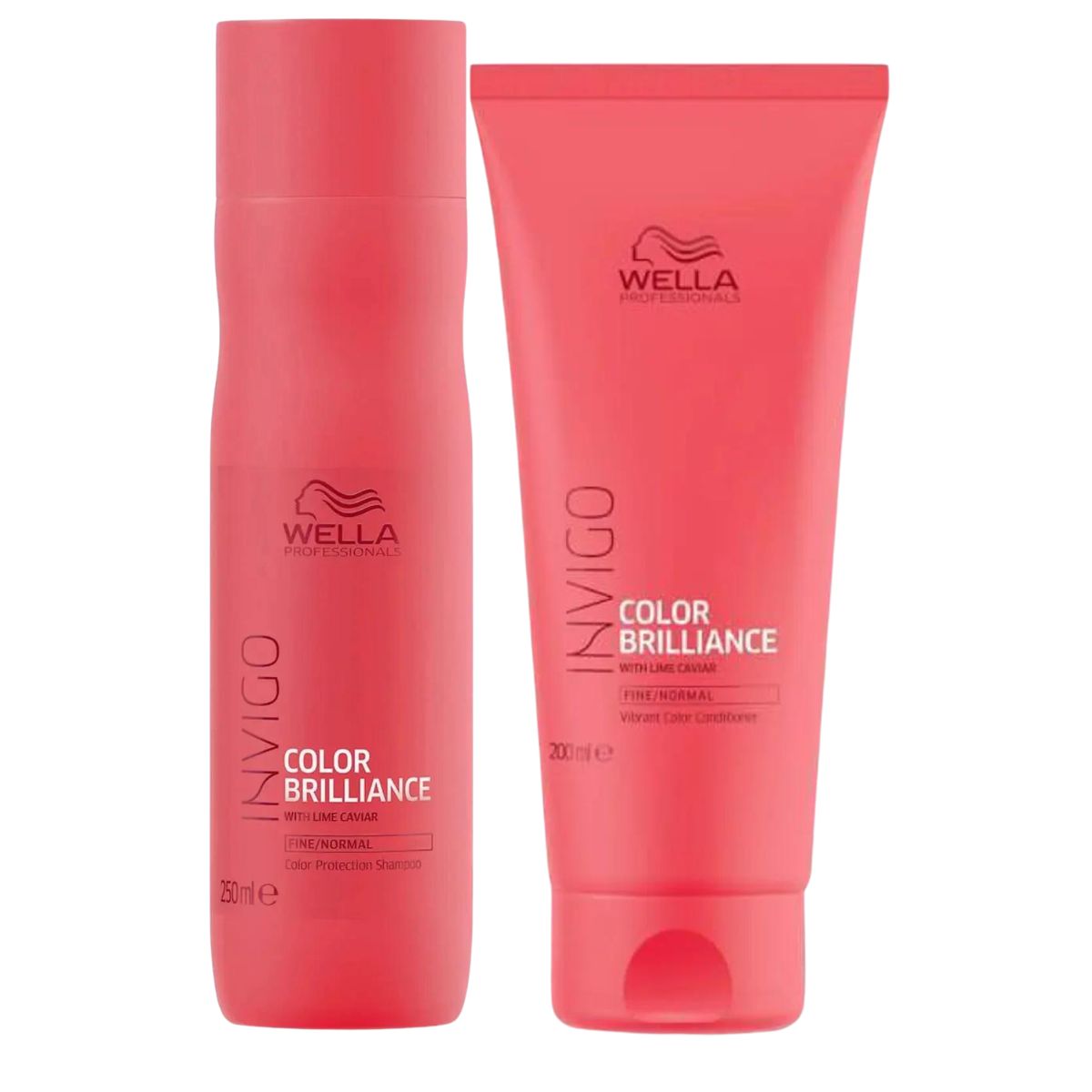 Wella Invigo Brilliance Shampoo 250ml  And Conditioner 200ml Duo - Salon Warehouse