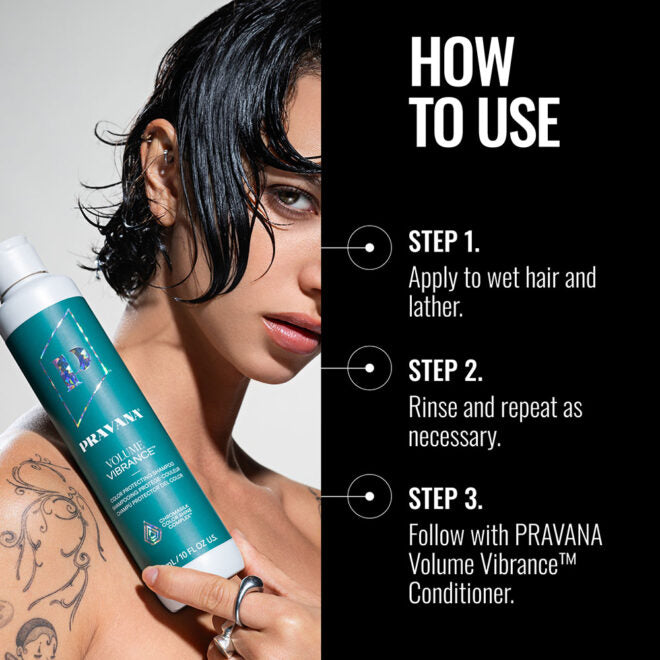 Pravana Volume Vibrance Shampoo & Conditioner 300ml Duo