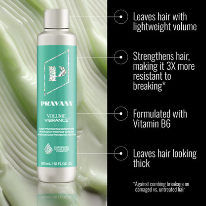 Pravana Volume Vibrance Shampoo & Conditioner 300ml Duo