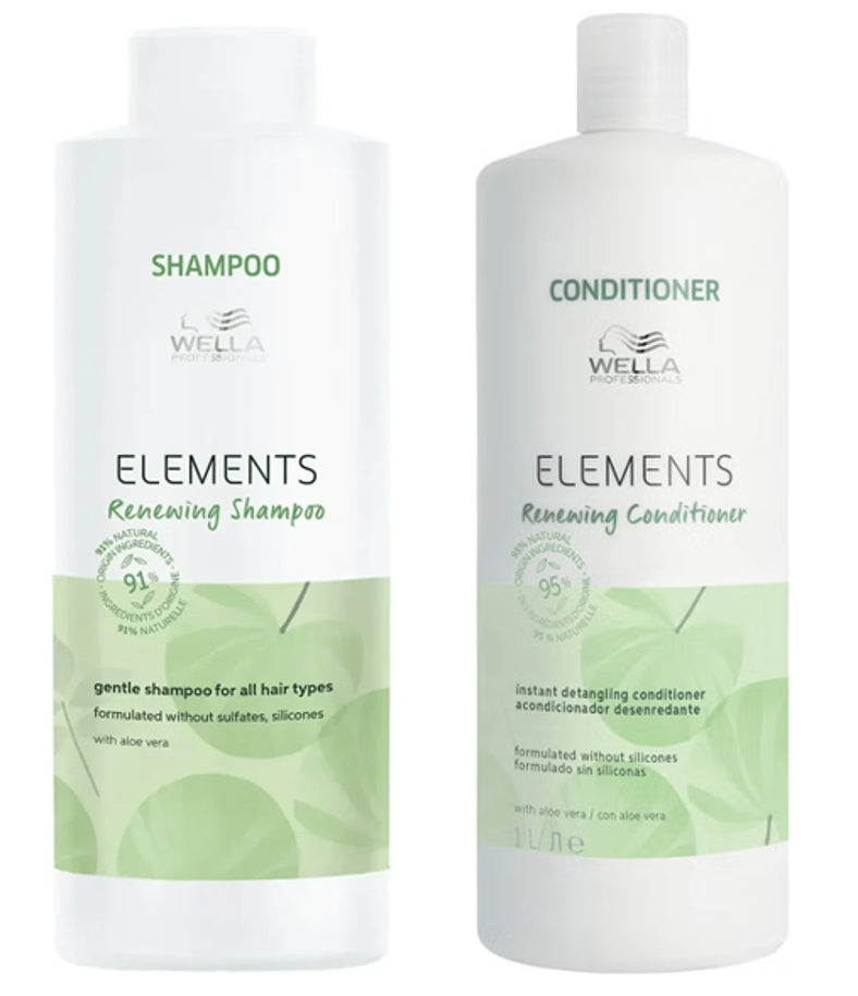Wella Elements Renewing DUO - Shampoo & Conditioner 1000ml
