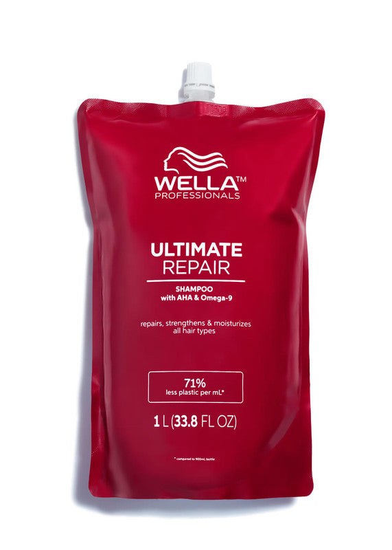 Wella Ultimate Repair Shampoo Pouch 1 Litre Salon Warehouse