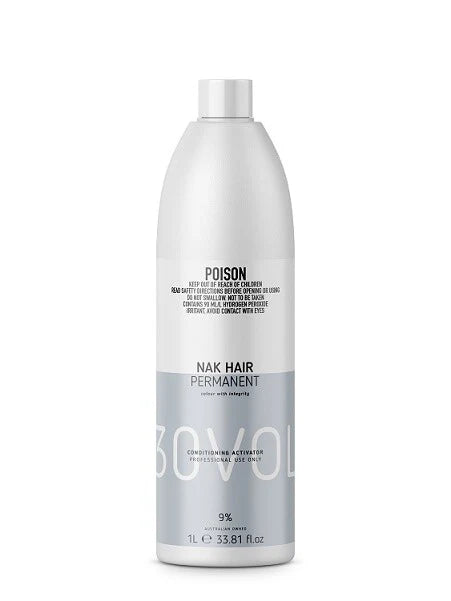 NAK 30Vol Conditioning Activator 9% 1000ml - Salon Warehouse