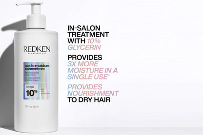 Redken Acidic Moisture Concentrate 500ml - Salon Warehouse