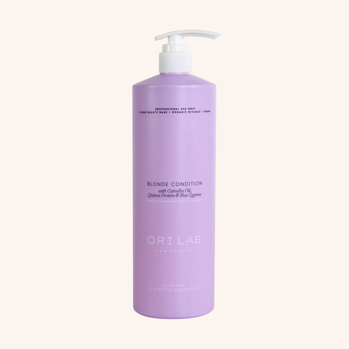 NAK Hair ORI Lab Blonde Cleanse & Conditioner 1000ml Duo - Salon Warehouse