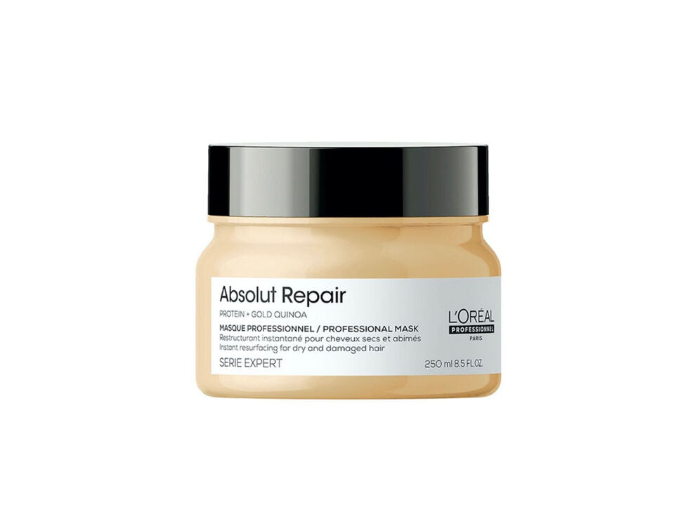 L'Oréal Professionnel Serie Expert Absolut Repair Shampoo, Conditioner, Repair Oil & Resurfacing Mask Quad Pack - Salon Warehouse