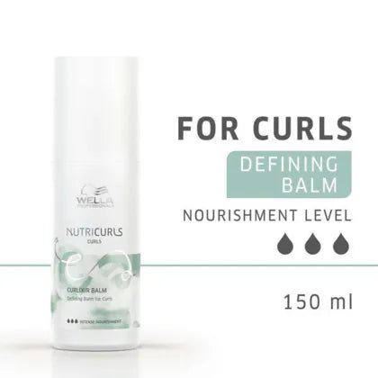 Wella Professionals Nutricurls Curlixir Balm Defining Balm For Curls 150ml - Salon Warehouse