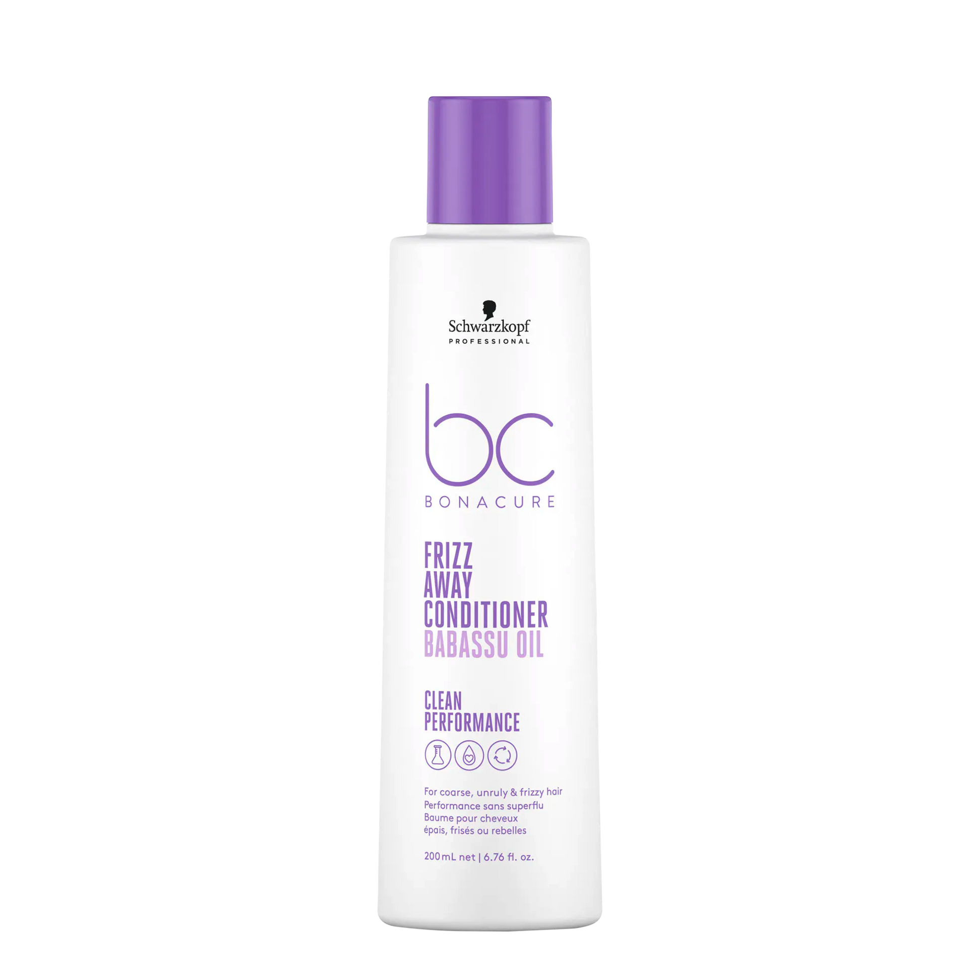 Schwarzkopf Professional Bc Bonacure Clean Performance Frizz-Away Shampoo & Conditioner + Smoothing Oil Trio - Salon Warehouse