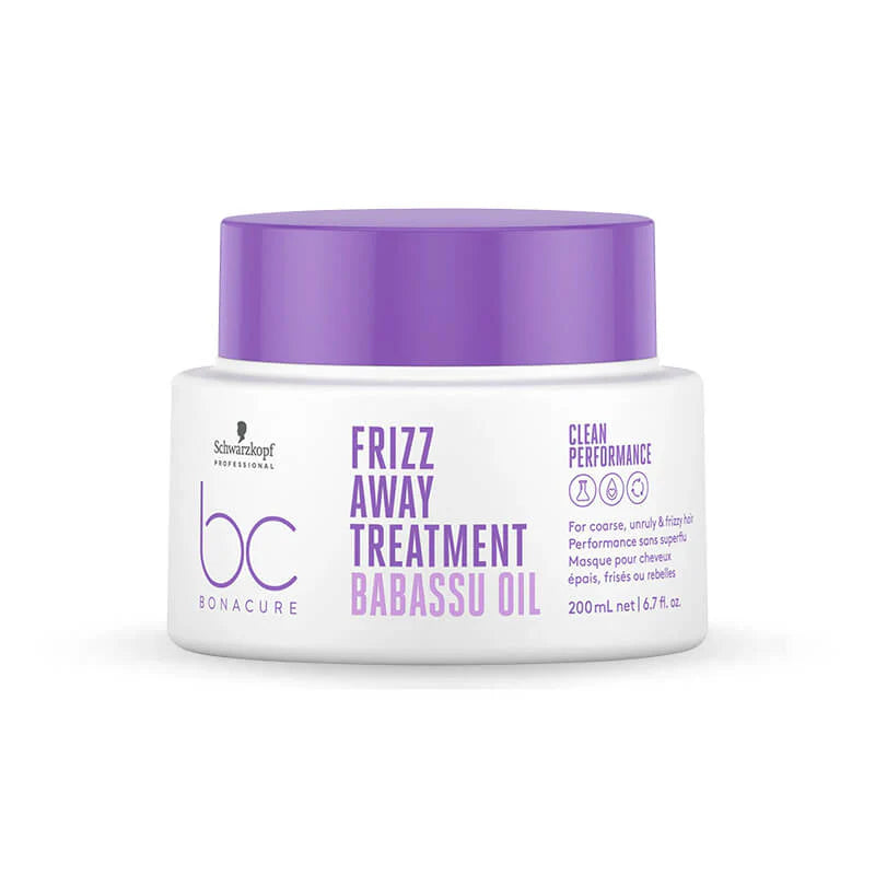 Schwarzkopf Professional Bc Bonacure Clean Performance Frizz Away Treatment 200ml - Salon Warehouse