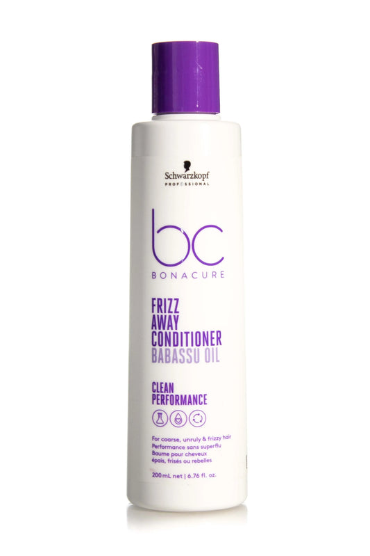 Schwarzkopf Professional Bc Bonacure Clean Performance Frizz Away Conditioner 200ml - Salon Warehouse