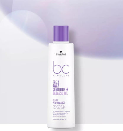 Schwarzkopf Professional Bc Bonacure Clean Performance Frizz Away Conditioner 200ml - Salon Warehouse