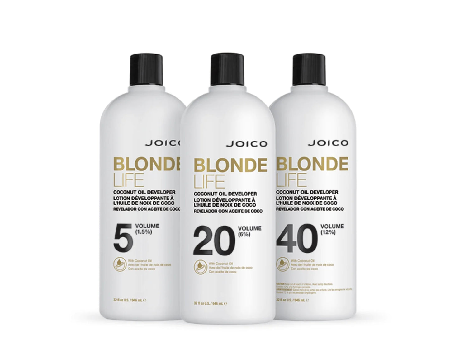 Joico Vero Colour Blonde Life Coconut Oil Developers 946ml - Salon Warehouse