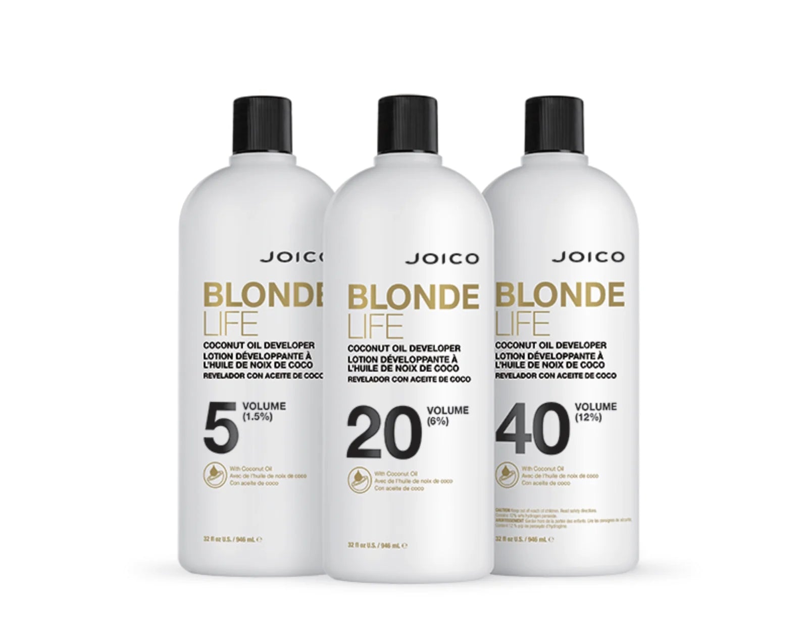Joico Vero Colour Blonde Life Coconut Oil Developers 946ml - Salon Warehouse