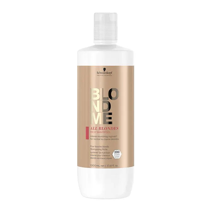 Schwarzkopf Professional Blondeme All Blondes Rich Shampoo & Conditioner 100ml -Salon Warehouse 