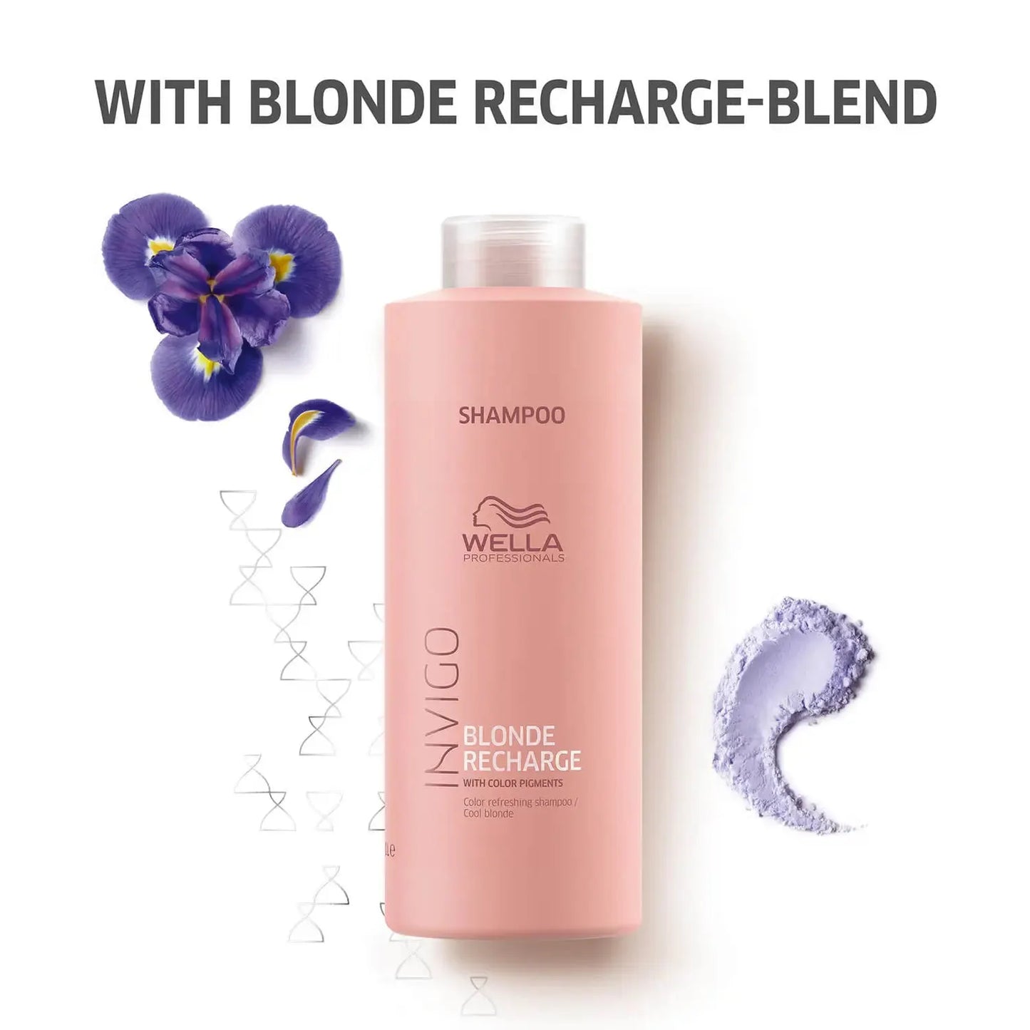 Wella Professionals Invigo Blonde Recharge Color Refreshing Shampoo 1000ml - Salon Warehouse