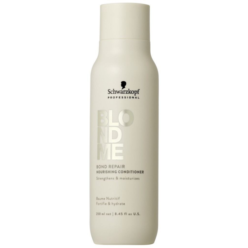 Schwarzkopf Professional BlondMe Bond Repair Nourishing Shampoo & Conditioner 300ml Duo - Salon Warehouse 