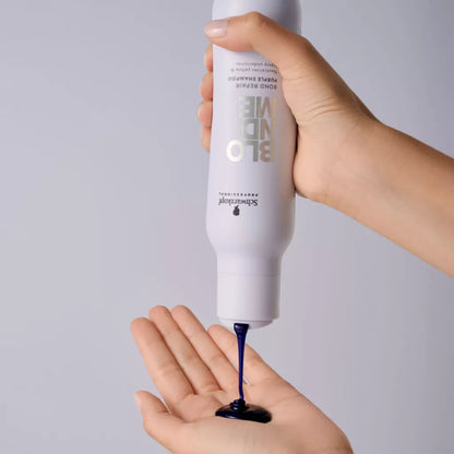 Schwarzkopf Professional BlondMe Bond Repair Purple Shampoo & Conditioner 300ml Duo - Salon Warehouse 