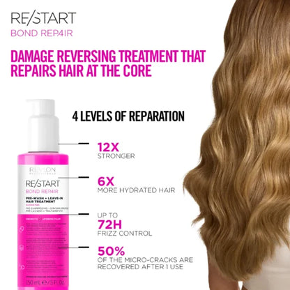 Revlon Professional Restart Bond Repair Pre-Wash + Leave-In Treatment 150ml