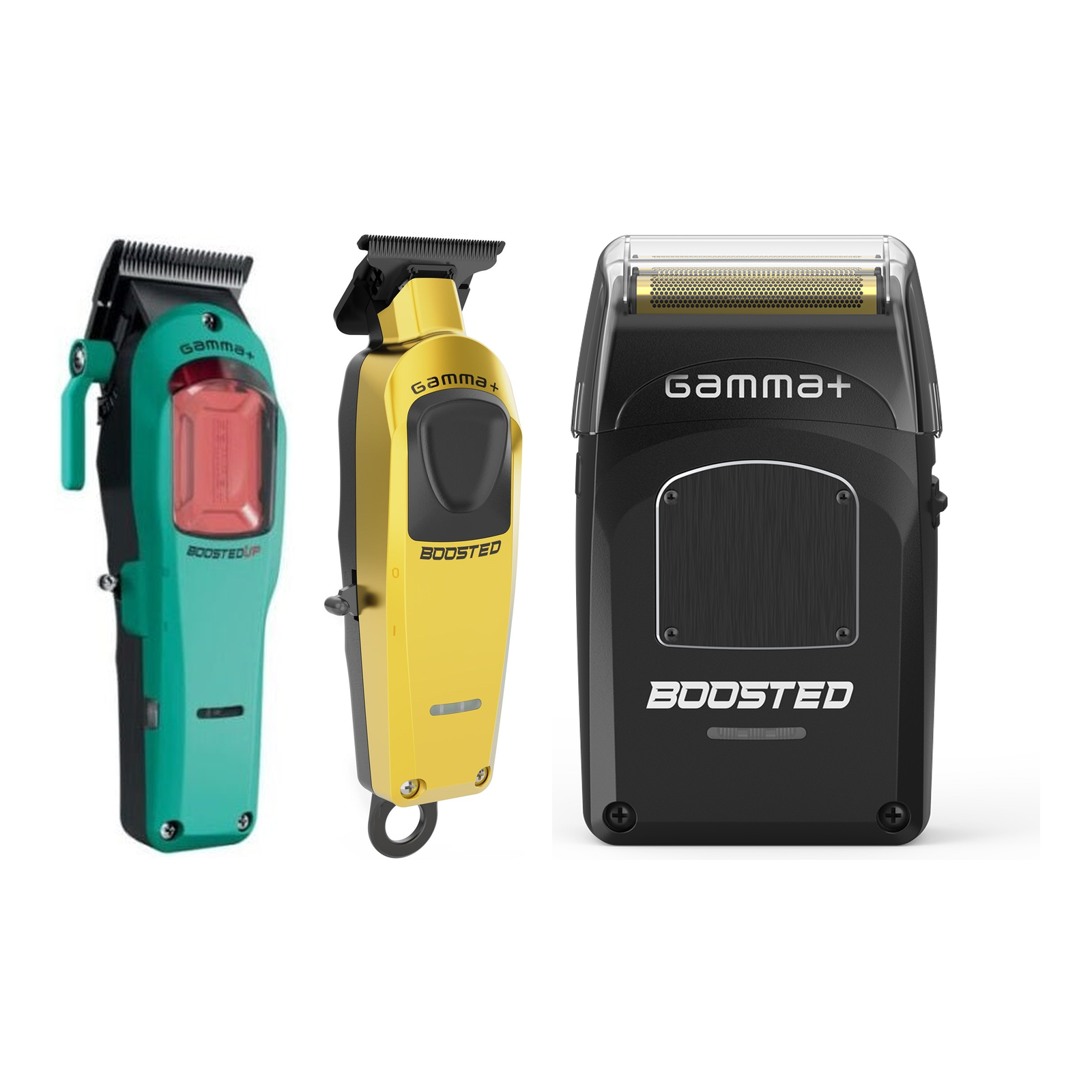 Gamma+ Boosted Trio — Boosted Up Clipper + Boosted Trimmer + Boosted Shaver