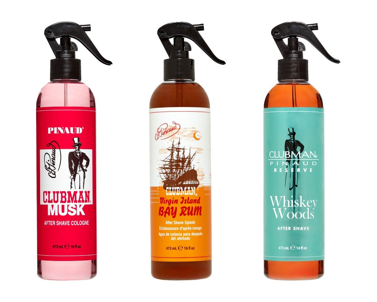 Clubman Pinaud Aftershave Cologne Trio