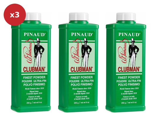 Clubman Pinaud Talcum 255g Trio