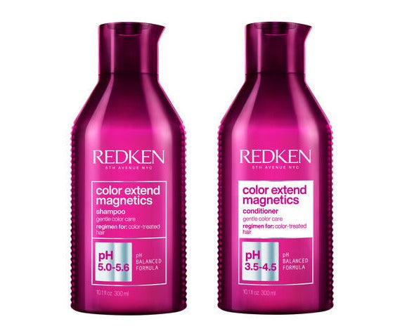 Redken Color Extend Magnetics Shampoo & Conditioner 300ml Duo - Salon Warehouse