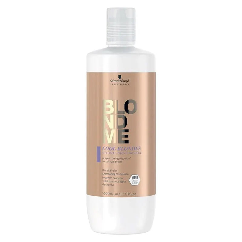 Schwarzkopf Professional Blondeme Neutralising Shampoo & Rich Conditioner 1000ml Duo - Salon Warehouse