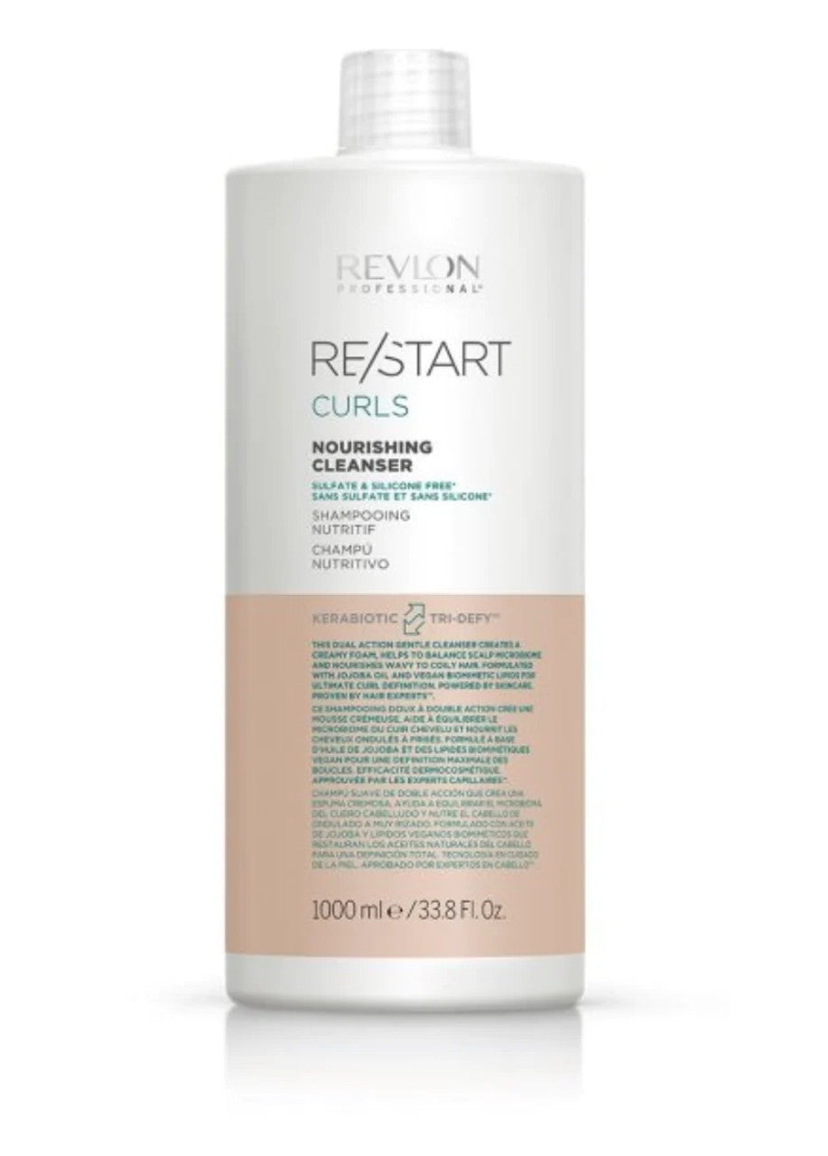 Revlon Professional RE/START Curls Nourishing Cleanser, Conditioner+Leave-In & Buttery Mask Trio Large - Salon Warehouse