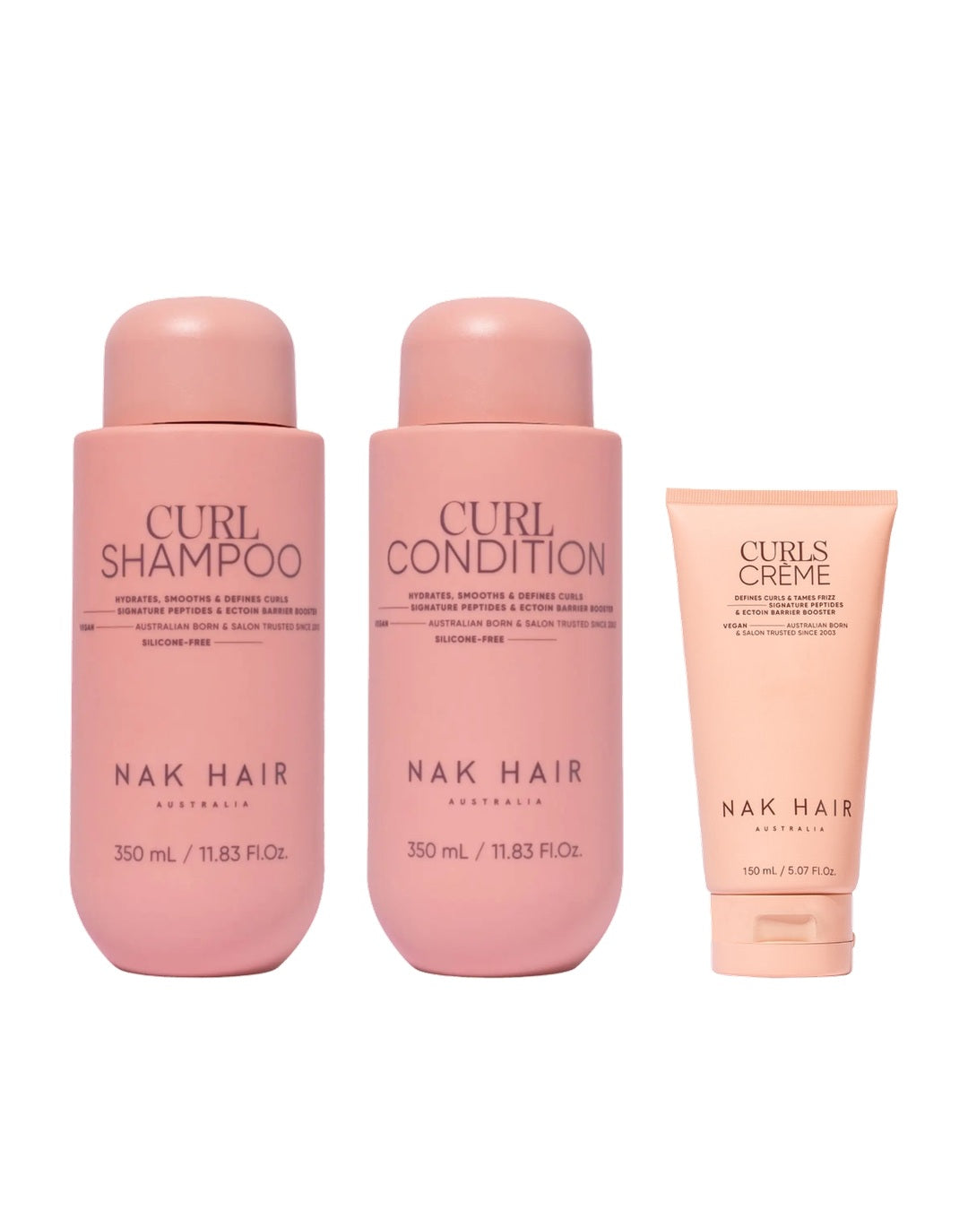 NAK Signature Curl Complete Trio group shot