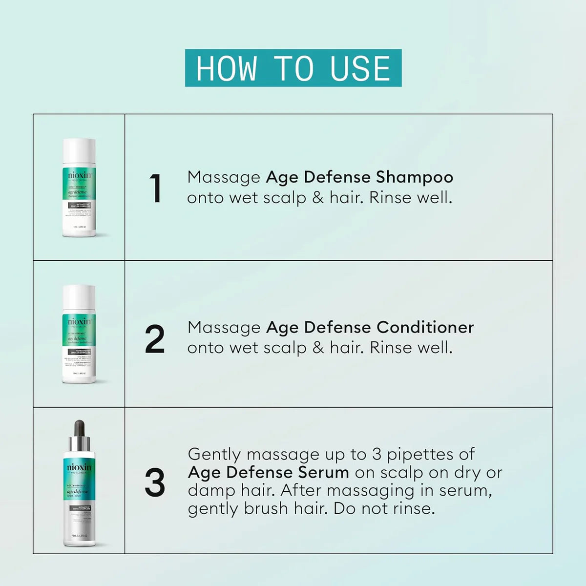 Nioxin Age Defense Conditioner 50ml