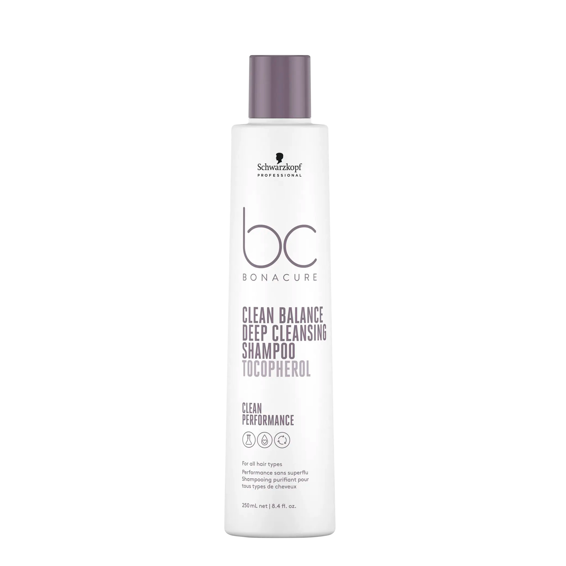 Schwarzkopf Professional Bonacure Clean Performance Deep Cleansing Shampoo 250ml - Salon Warehouse 