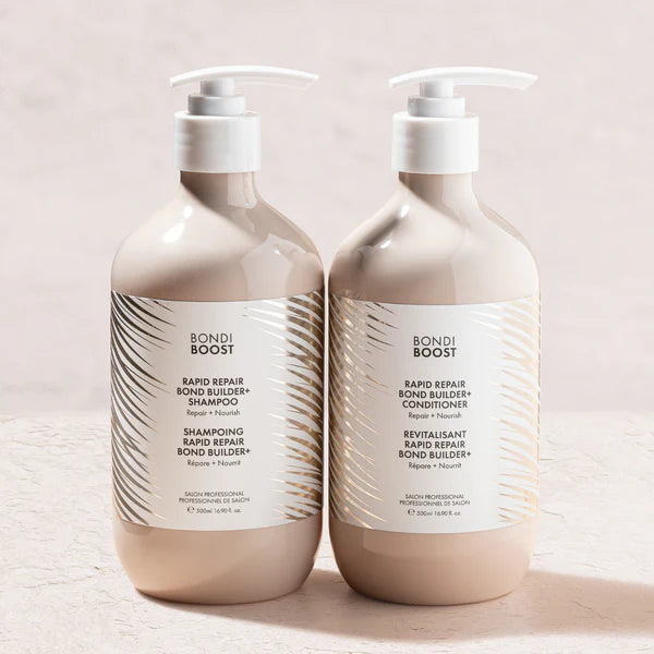 Bondi Boost Rapid Repair Bond Builder Shampoo & Conditioner 500ml Duo - Salon Warehouse