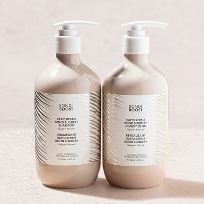 Bondi Boost Rapid Repair Bond Builder Shampoo & Conditioner 500ml Duo - Salon Warehouse