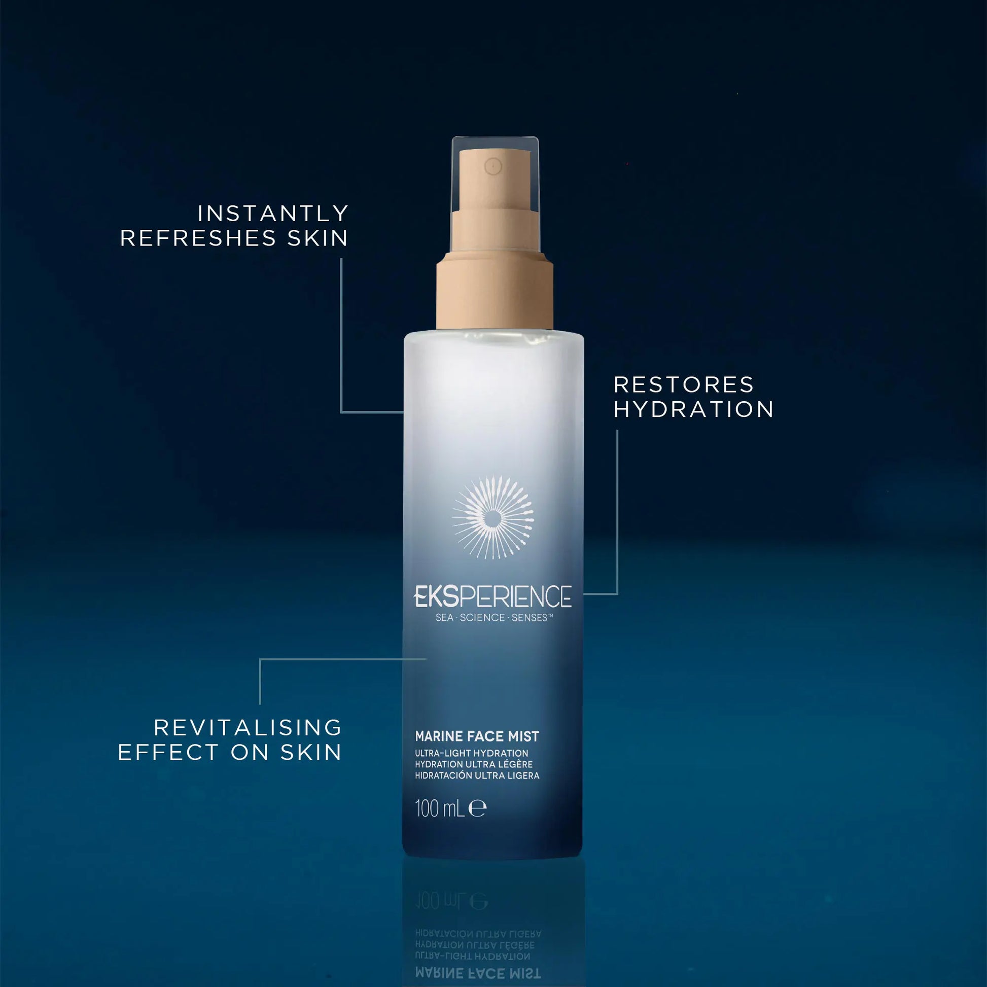 Revlon Professional Eksperience Marine Face Mist Ultra-Light Hydration 100ml - Salon Warehouse