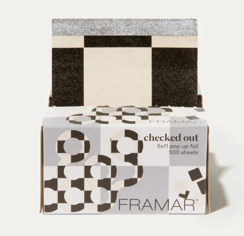 Framar 5x11 Pop-Ups Checked Out 500 Sheets - Salon Warehouse 