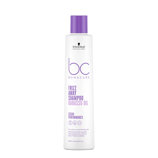 Schwarzkopf Professional Bc Bonacure Clean Performance Frizz Away Shampoo 250ml- Salon Warehouse 