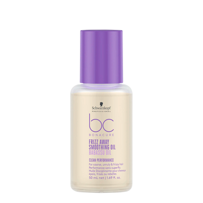 Schwarzkopf Professional BC Clean Performance Frizz Away Smoothing Oil 50ml - Salon Warehouse