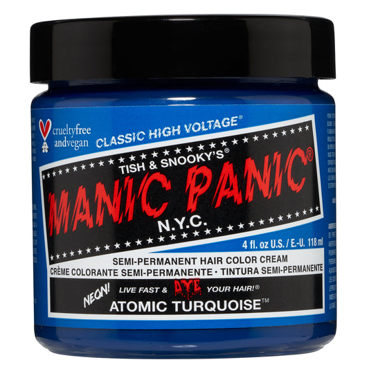Manic Panic Atomic Turquoise Jar 118ml - Salon Warehouse