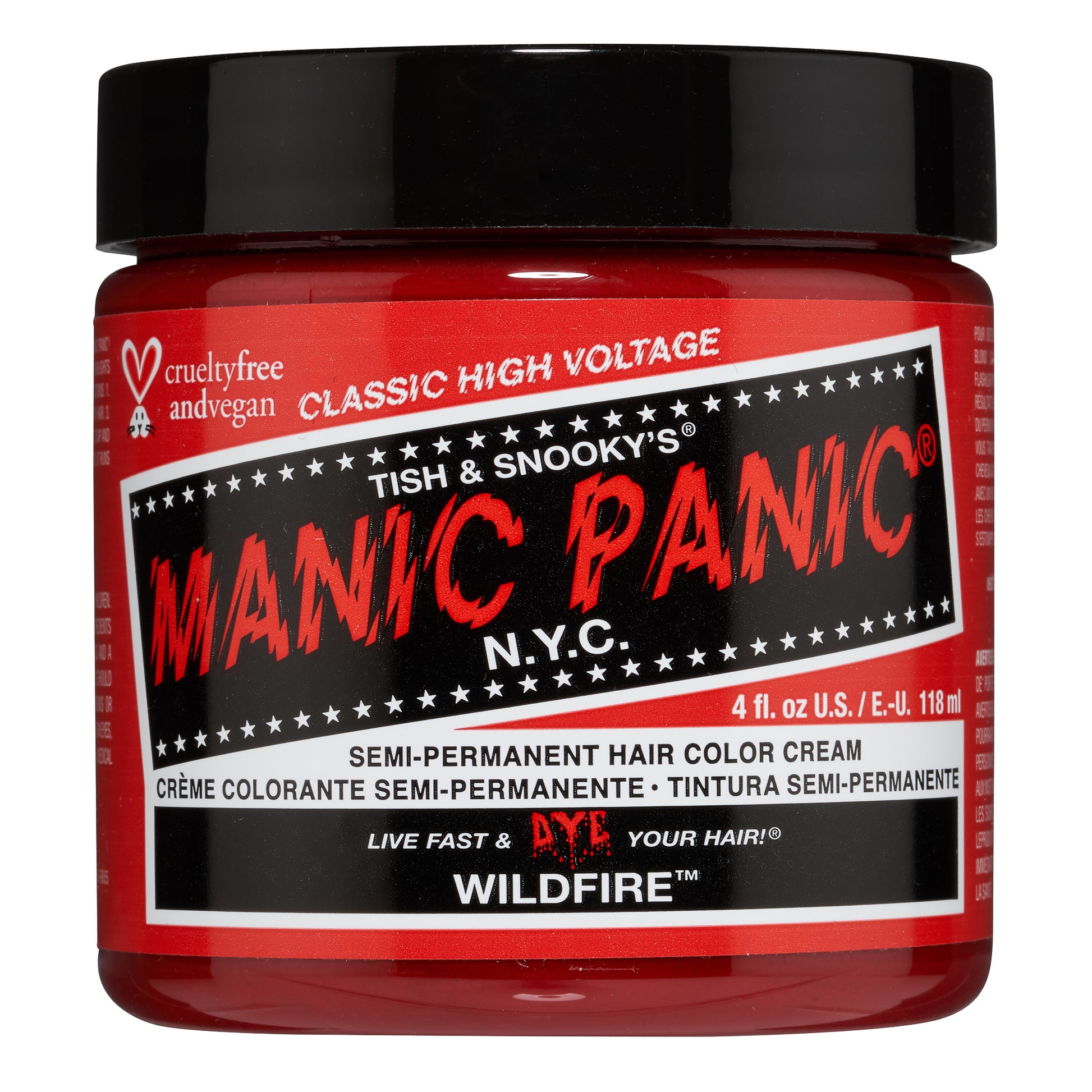 Manic Panic Wildfire Jar 118ml - Salon Warehouse