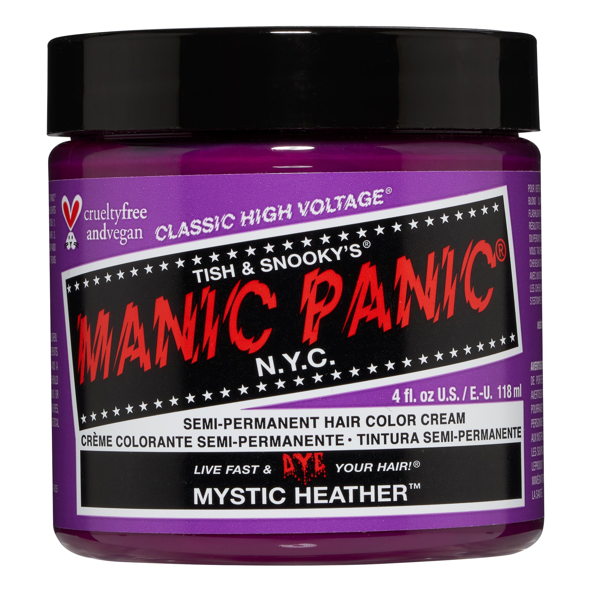 Manic Panic Mystic Heather Jar 118ml - Salon Warehouse