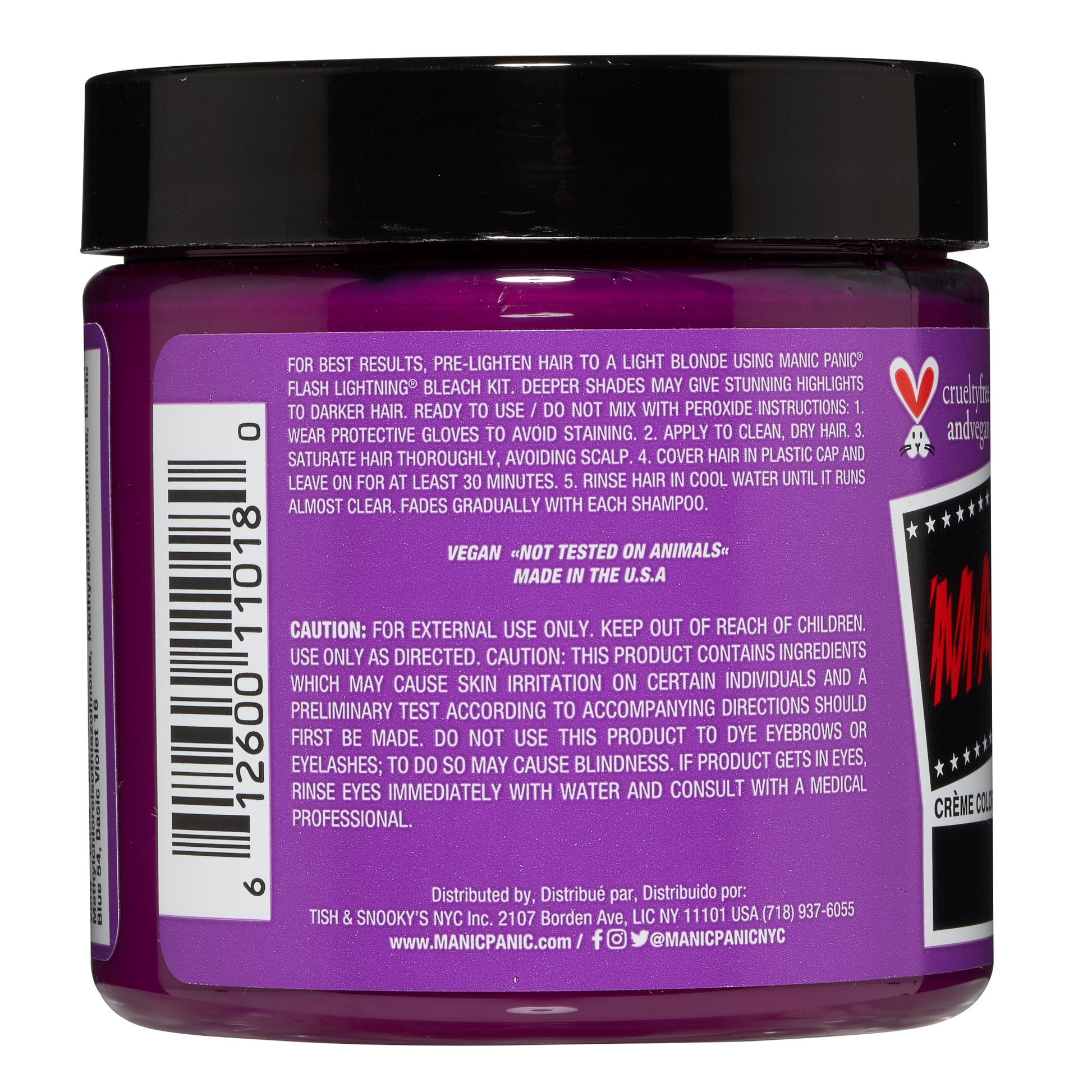 Manic Panic Mystic Heather Jar 118ml - Salon Warehouse