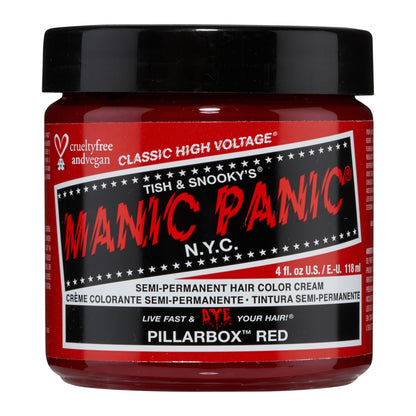 Manic Panic Pillarbox Red Jar 118ml - Salon Warehouse