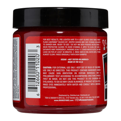 Manic Panic Pillarbox Red Jar 118ml - Salon Warehouse