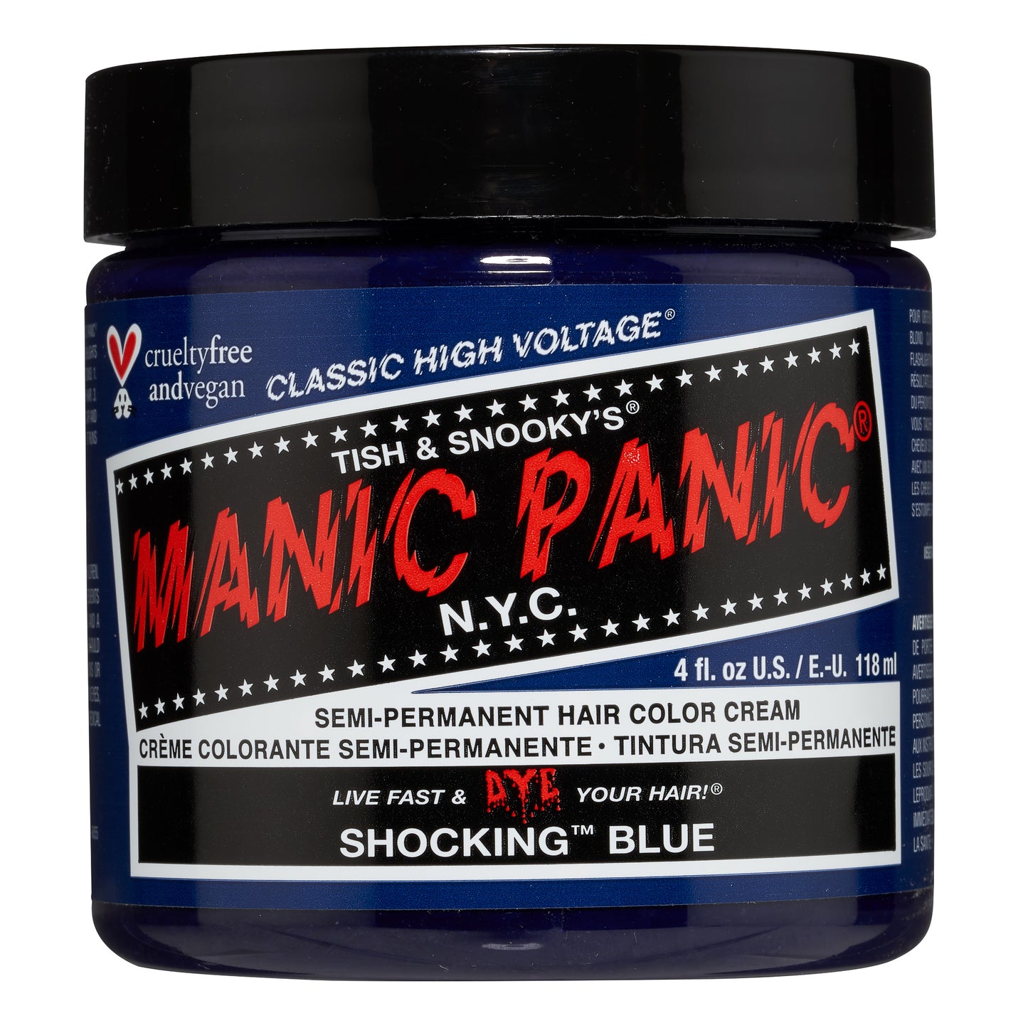 Manic Panic Shocking Blue Jar 118ml - Salon Warehouse