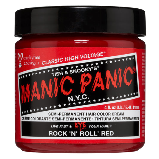 Manic Panic Rock N Roll Red Jar 118ml - Salon Warehouse